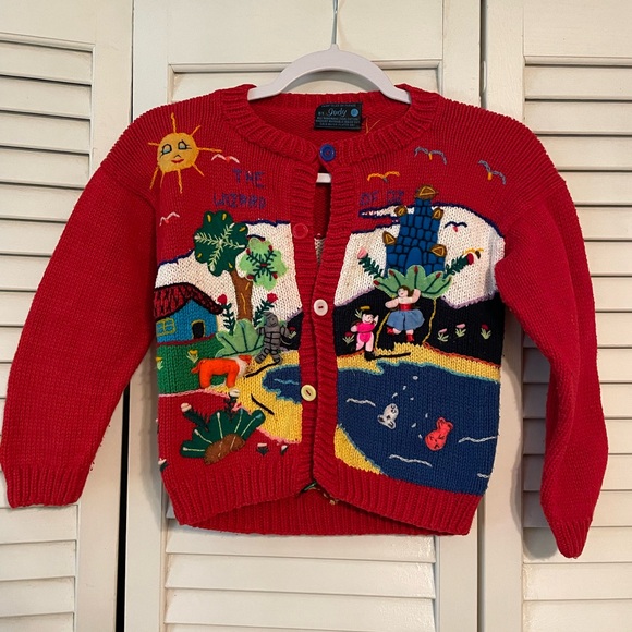 Children’s Handmade Wizard of Oz Sweater - Picture 1 of 7